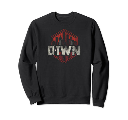 Dtown Grit 90S Grunge Urbandecay Sweatshirt - Aesthetic Graphic for Adults