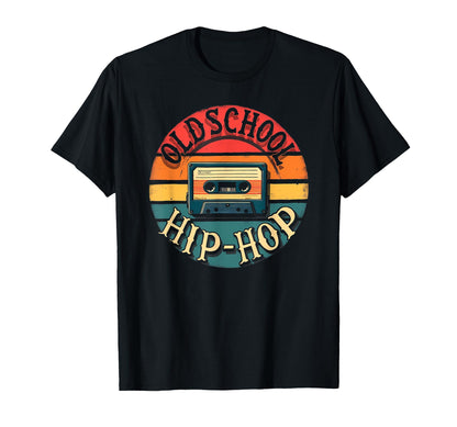 Nostalgic Old School Hiphop T-Shirt - Fun Novelty Design for Adults