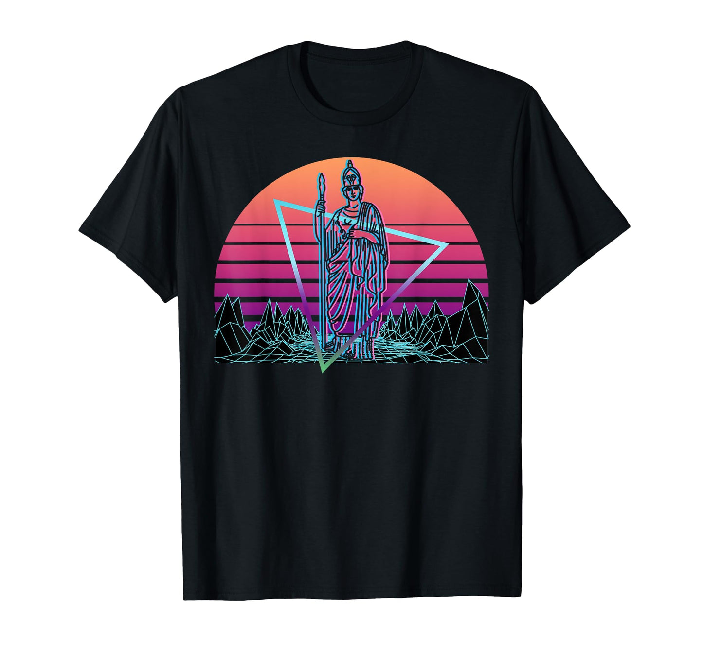 Minerva Roman Goddess Wisdom And War T-Shirt - Custom Art Print for Adults