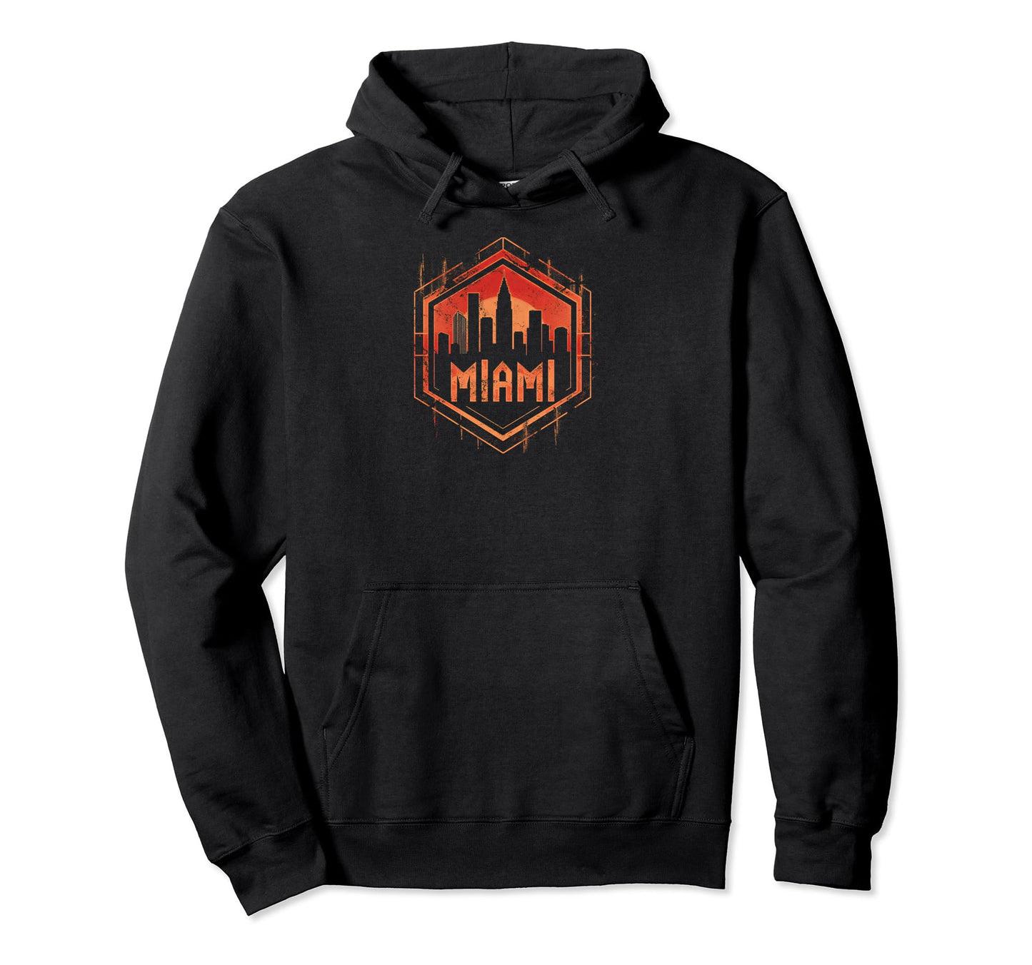 Miami Grit 90S Grunge Urbandecay Mens Hoodie - Unique Graphic for Adults