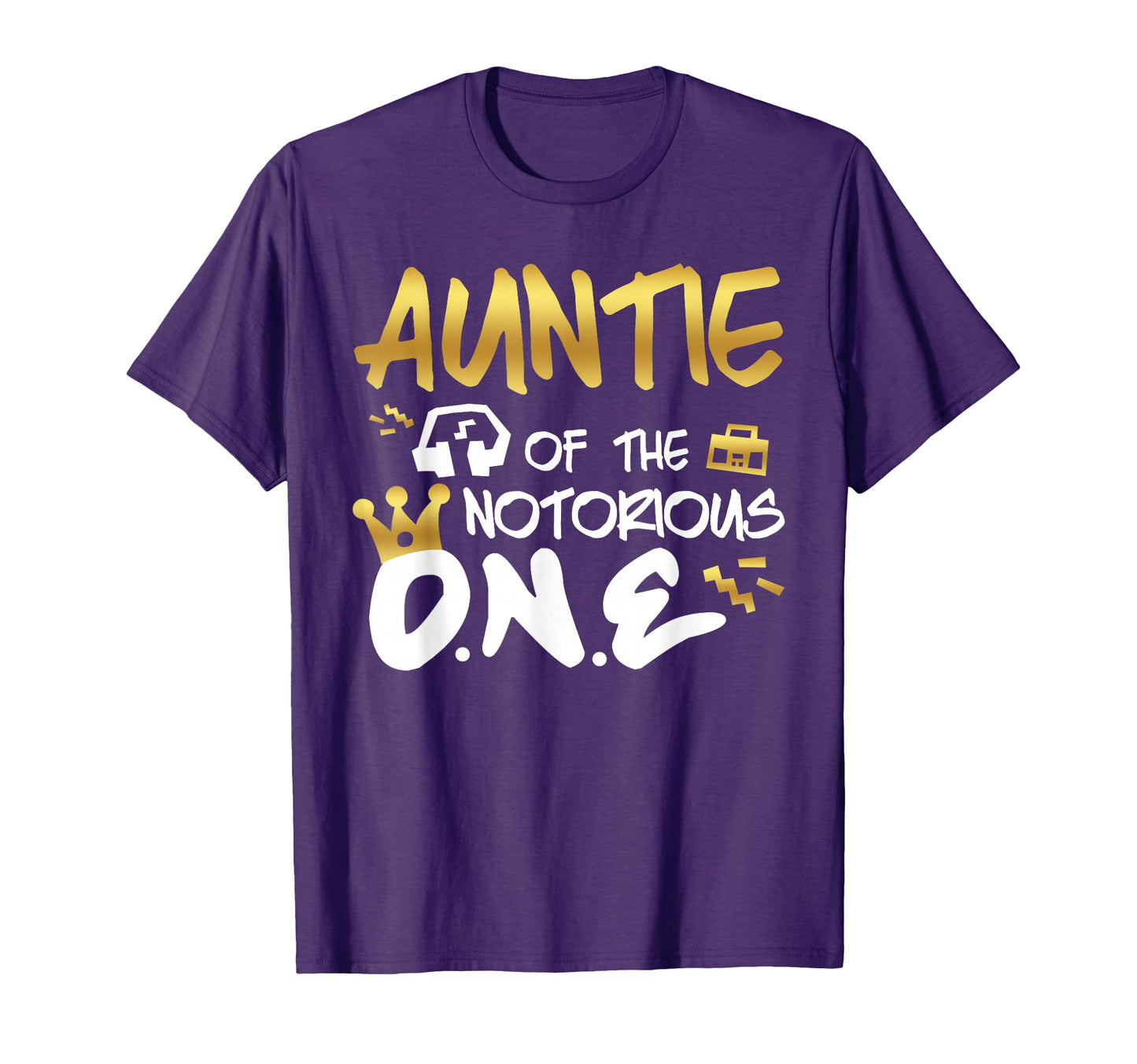 Auntie Notorious One Old School 1St Hip Hop T-Shirt - Graphic Print Unisex