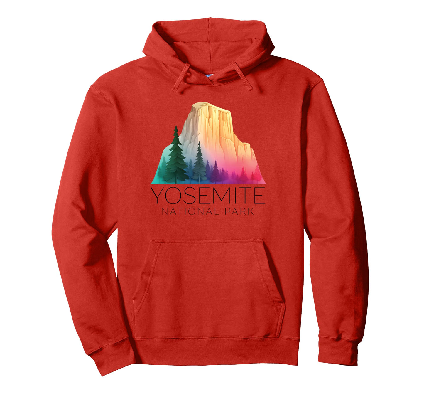 Yosemite National Park Half Dome Camp Hoodie - Minimalist Print Men Women