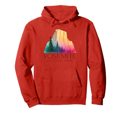 Yosemite National Park Half Dome Camp Hoodie - Minimalist Print Men Women