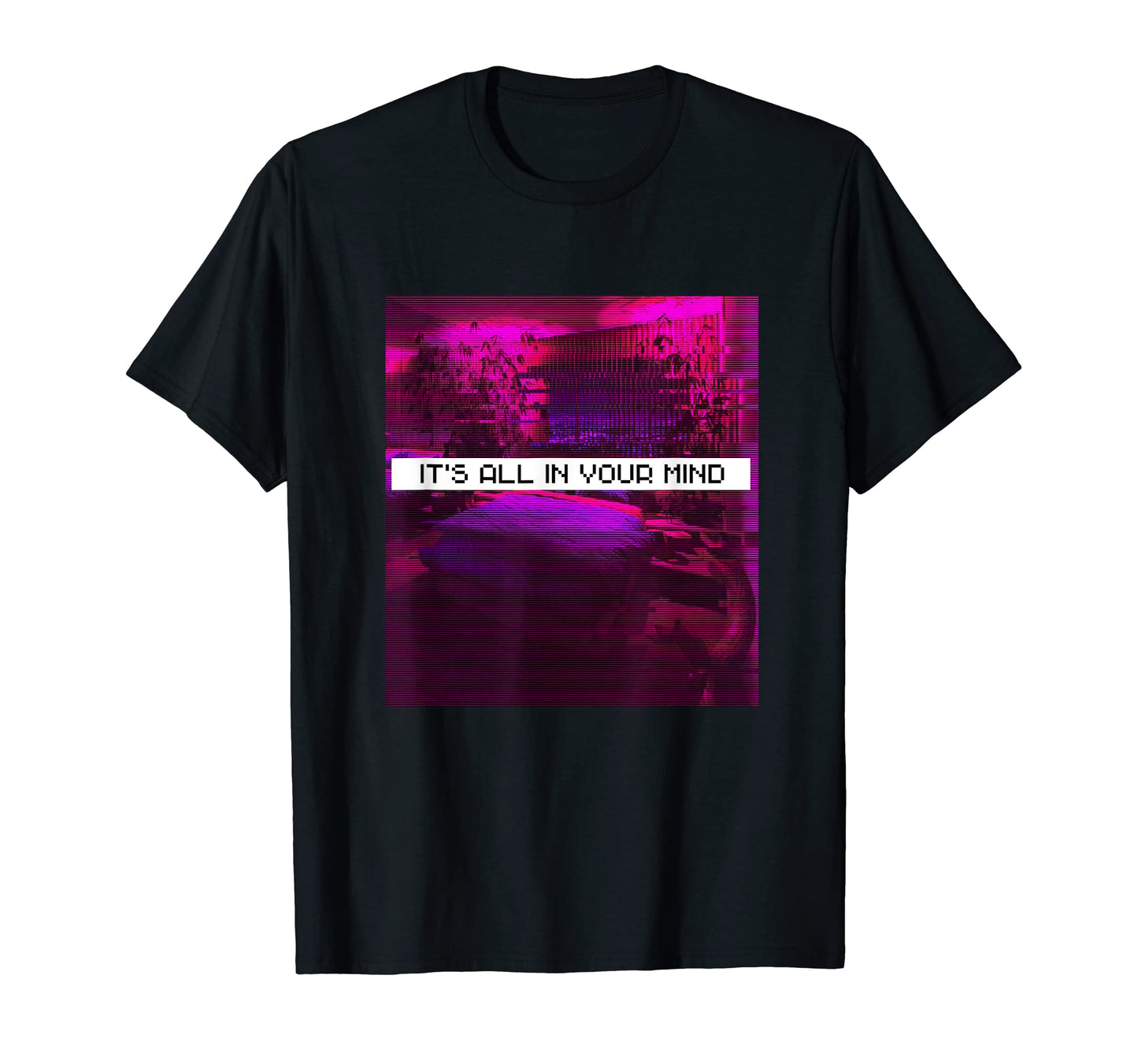 Vaporwave Aesthetic Glitch Emotional T-Shirt - Aesthetic Graphic Men Women