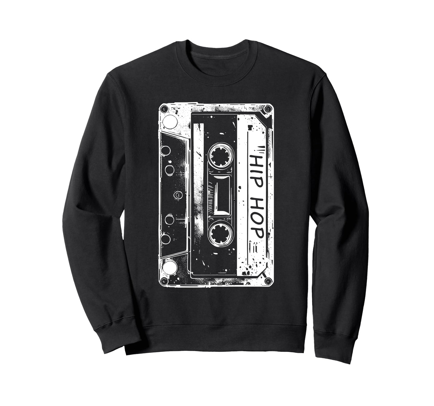 Cassette Tape Hip Hop 80S 90S Sweatshirt - Custom Art Print for Adults
