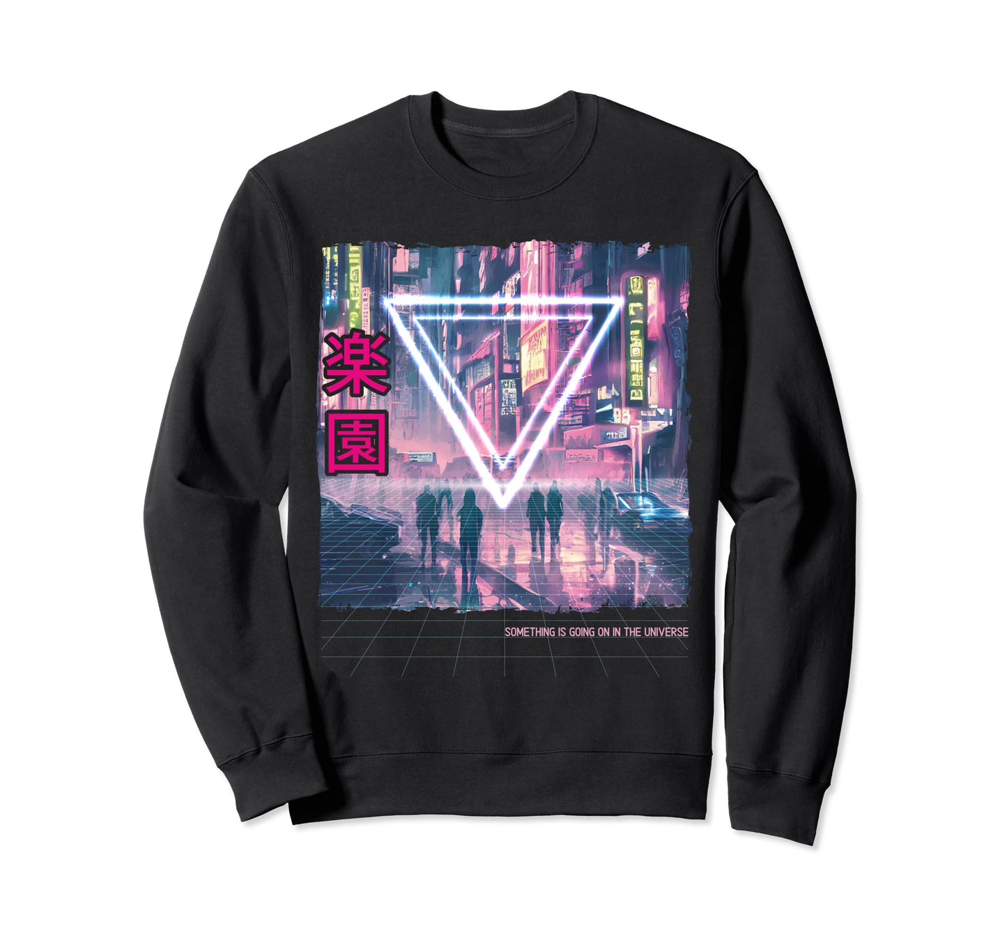 Cyberpunks Vaporwave Tokyo Soft Sweatshirt - Minimalist Print Men Women