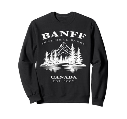 Banff National Park Canada Sweatshirt - Streetwear Style Men Women