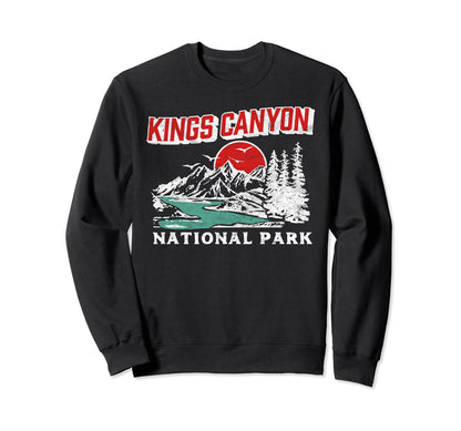 Kings Canyon National Park 80S Sweatshirt - Novelty Apparel Unisex