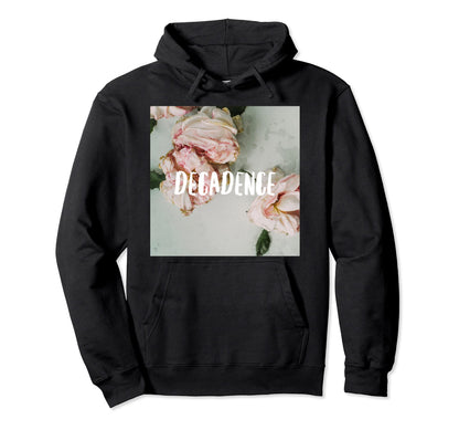Decadence Aesthetic Vaporwave Feelings Hoodie - Minimalist Print Unisex