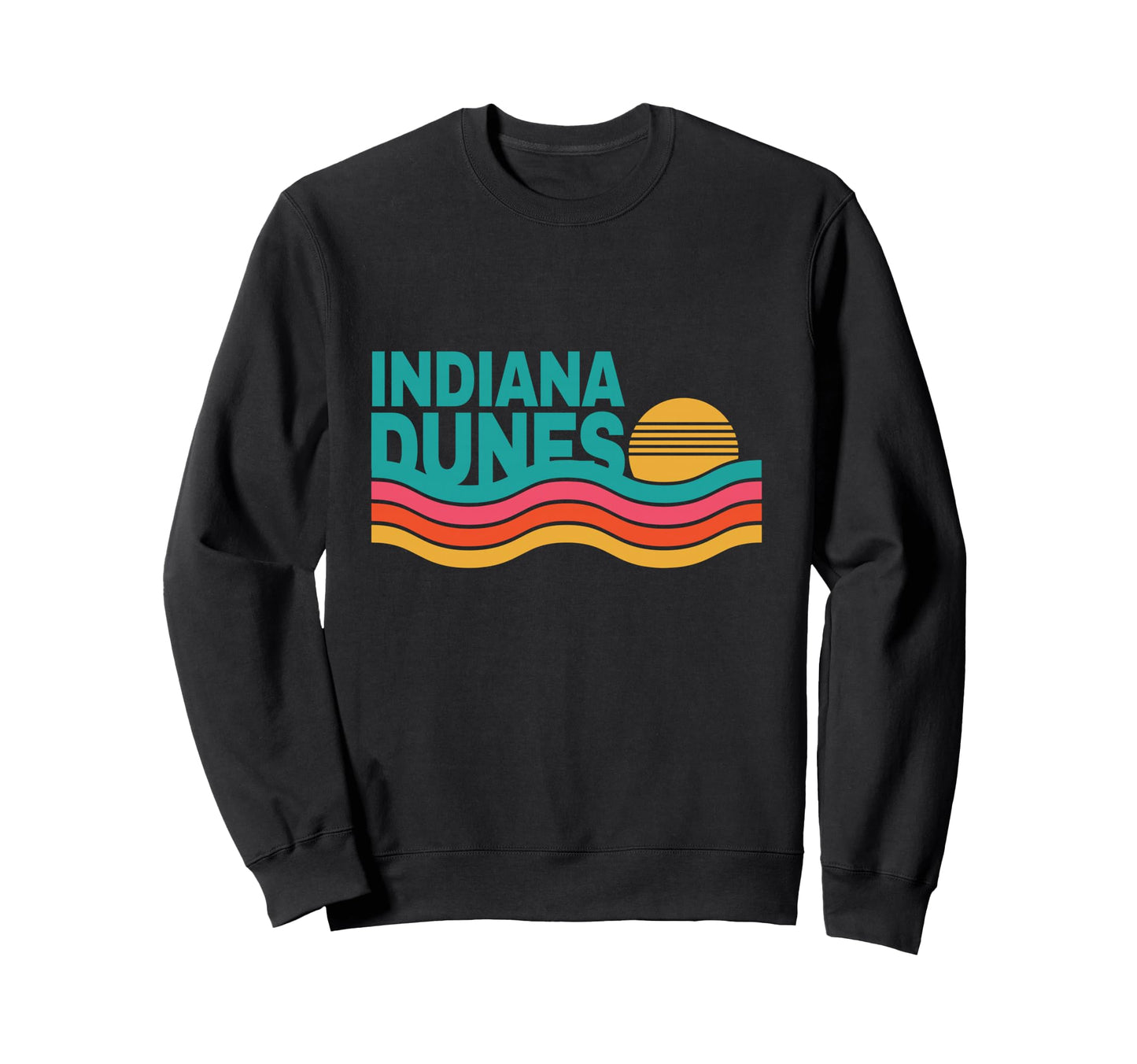 Indiana Dunes National Park 70S 80S Sweatshirt - Graphic Print Unisex
