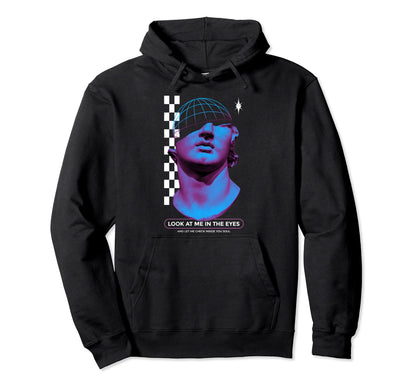 Vaporwave Statue Sad Soul Grunge Hoodie - Aesthetic Graphic for Adults