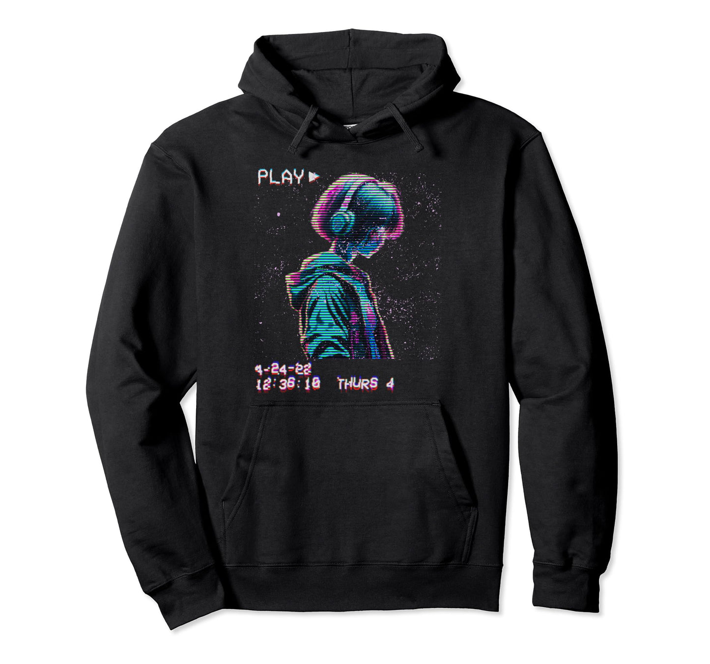 Synthwave Vaporwave Aesthetic Sad Hoodie - Aesthetic Graphic Men Women
