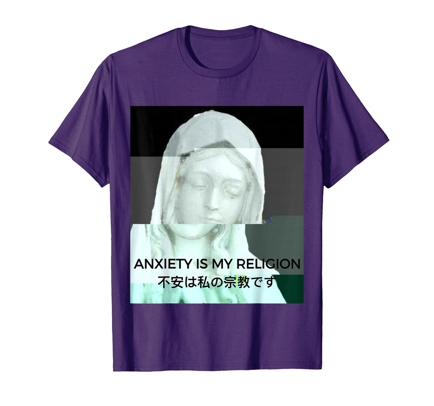 Anxiety Is My Religion Vaporwave T-Shirt - Minimalist Print Men Women