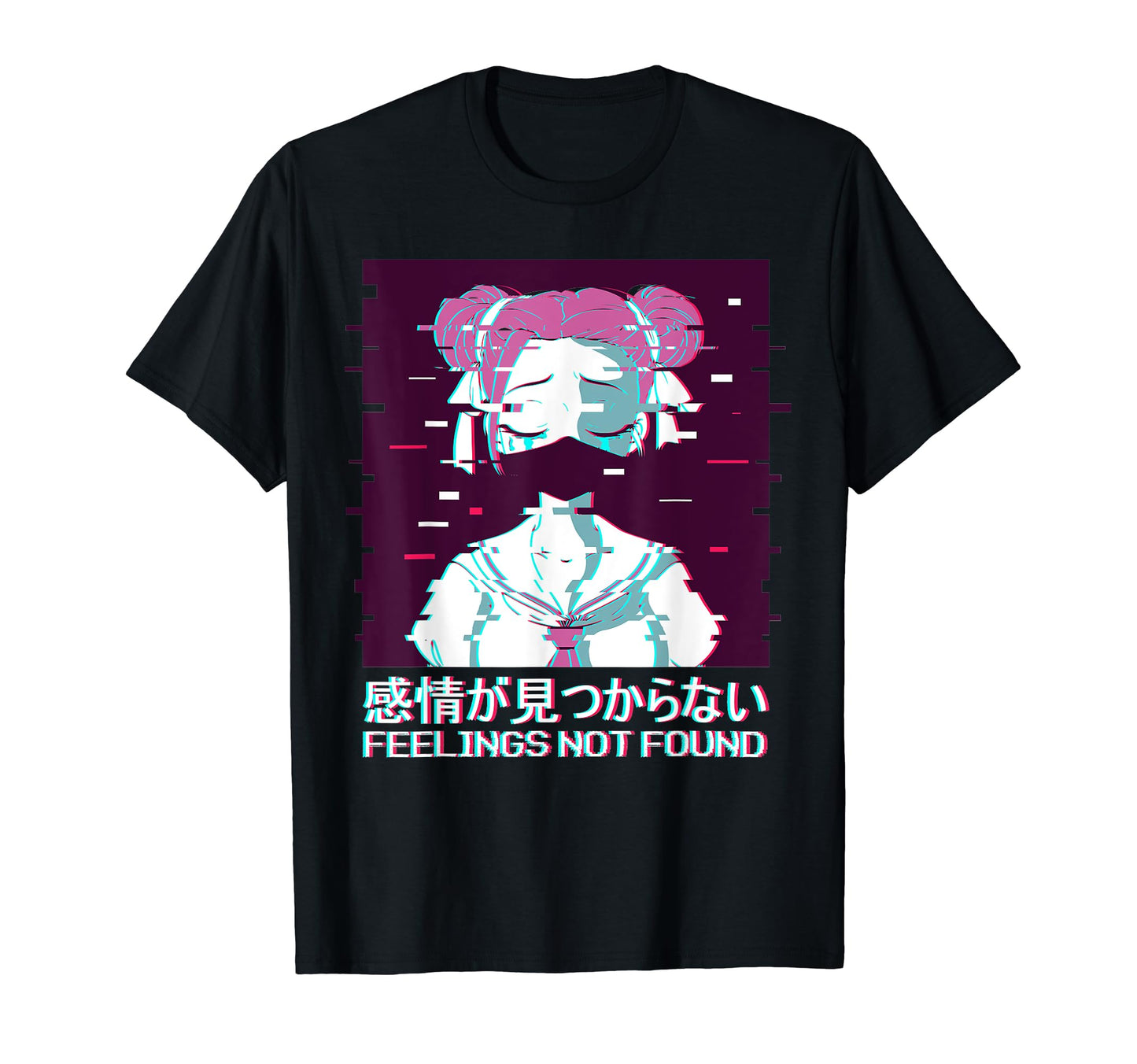 Feelings Not Found Geisha Anime T-Shirt - Casual Everyday Wear for Adults