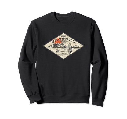 Saguaro National Park Souvenir Sweatshirt - Fun Novelty Design Men Women