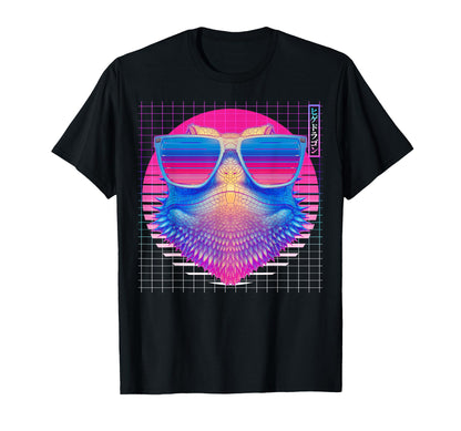 Bearded Dragon Sunglasses Lizard T-Shirt - Casual Everyday Wear Men Women