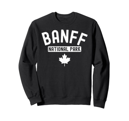 Banff National Park Canada Sweatshirt - Casual Everyday Wear for Adults