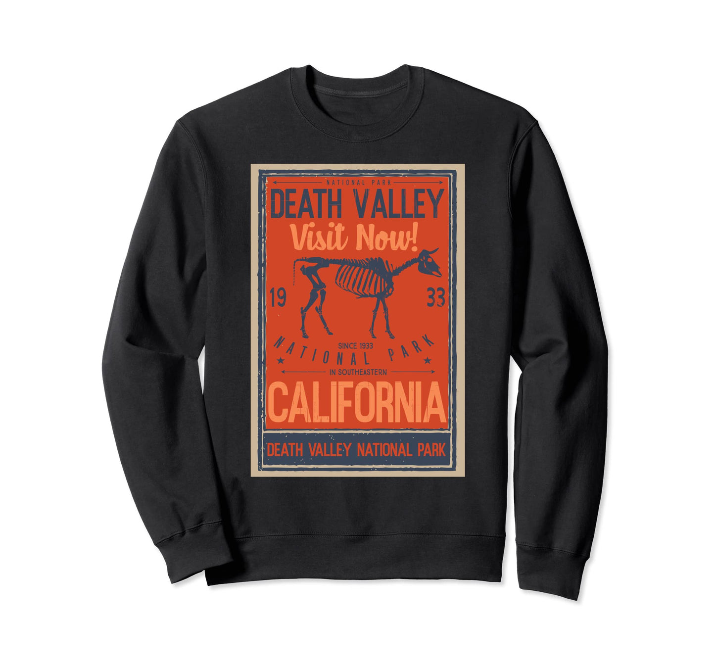 Death Valley National Park Us Sweatshirt - Streetwear Style Men Women