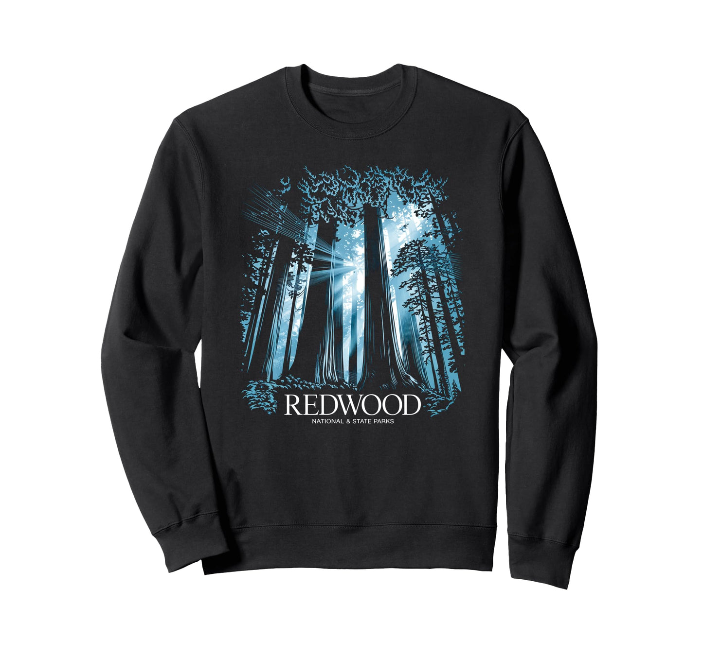 Redwood National State Parks Usa Sweatshirt - Custom Art Print for Adults