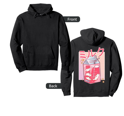Funny 90S Soft Grunge Japanese Kawaii Hoodie - Graphic Print Unisex