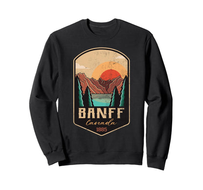 Banff National Park Canada Souvenir Sweatshirt - Novelty Apparel Unisex