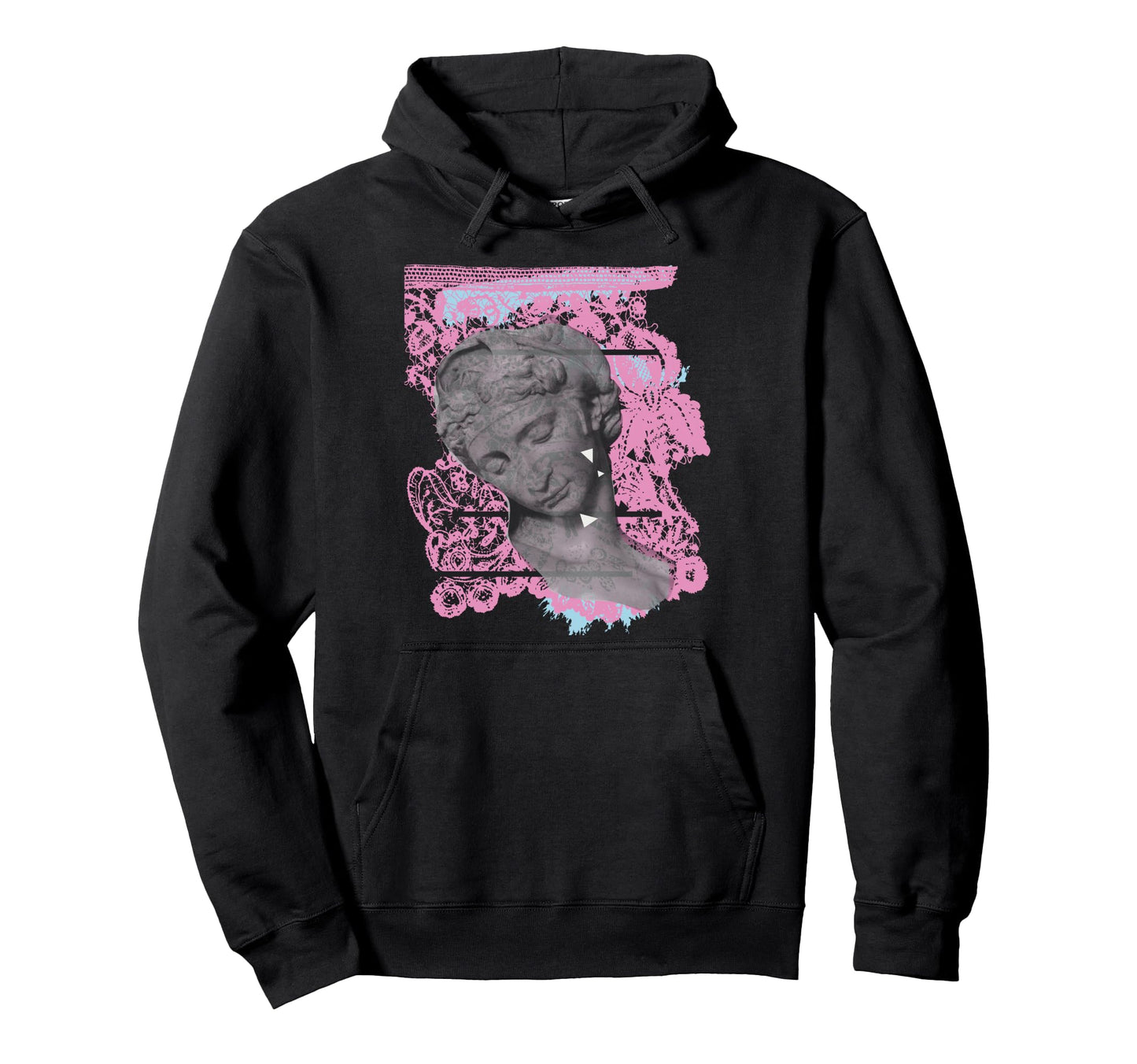 Vaporwave Aesthetic 80S 90S Greek Hoodie - Fun Novelty Design Men Women