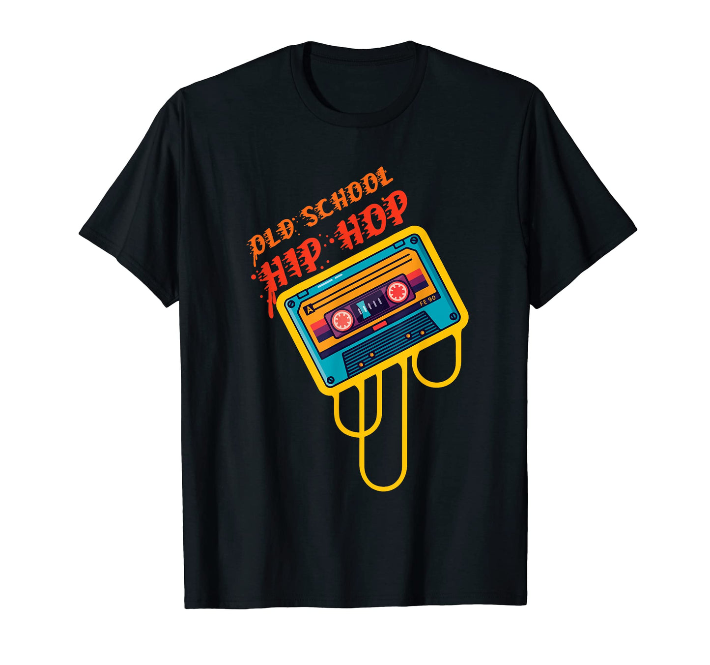 Old School Hip Hop 80S 90S T-Shirt - Fun Novelty Design for Adults