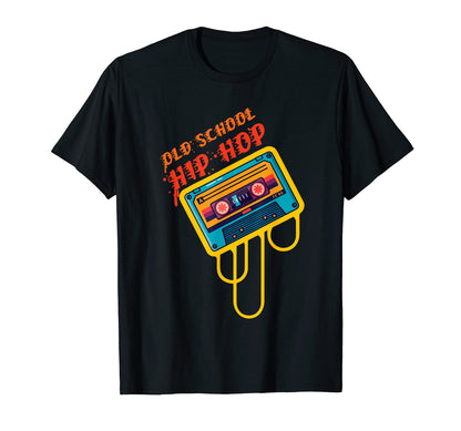 Old School Hip Hop 80S 90S T-Shirt - Fun Novelty Design for Adults