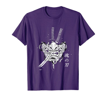 Samurai Spirit Japanese Vaporwave T-Shirt - Aesthetic Graphic Men Women