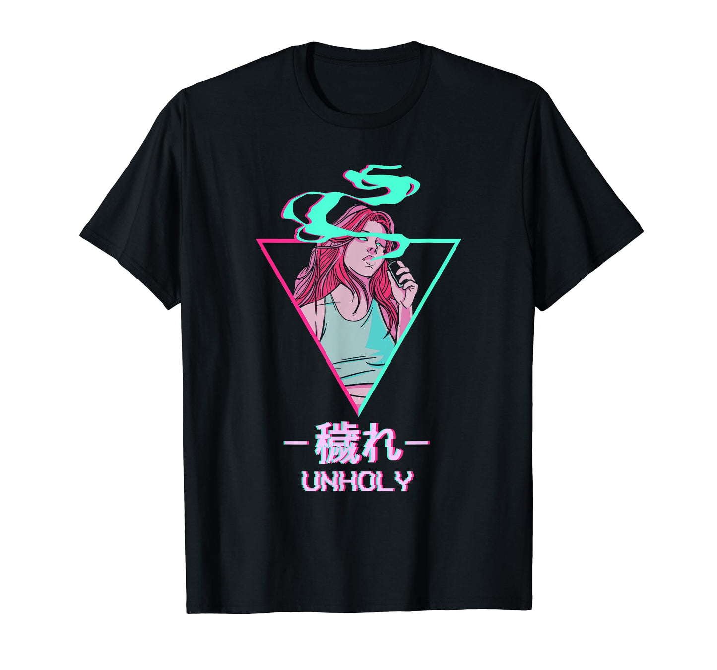 Unholy Japanese Otaku Anime T-Shirt - Aesthetic Graphic for Adults
