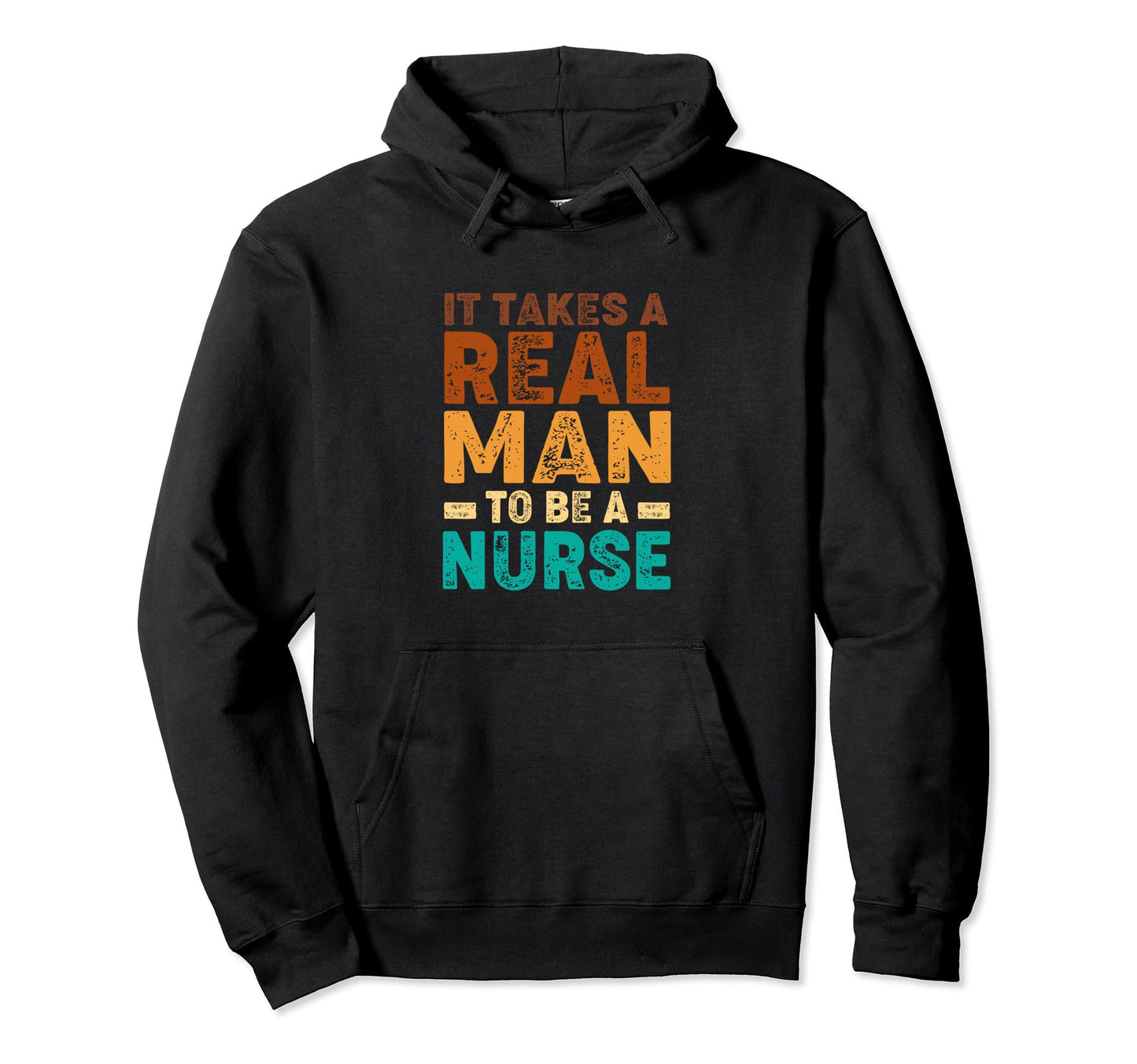 Grunge 90S Medical Rn Funny Male Nurse Hoodie - Custom Art Print Men Women