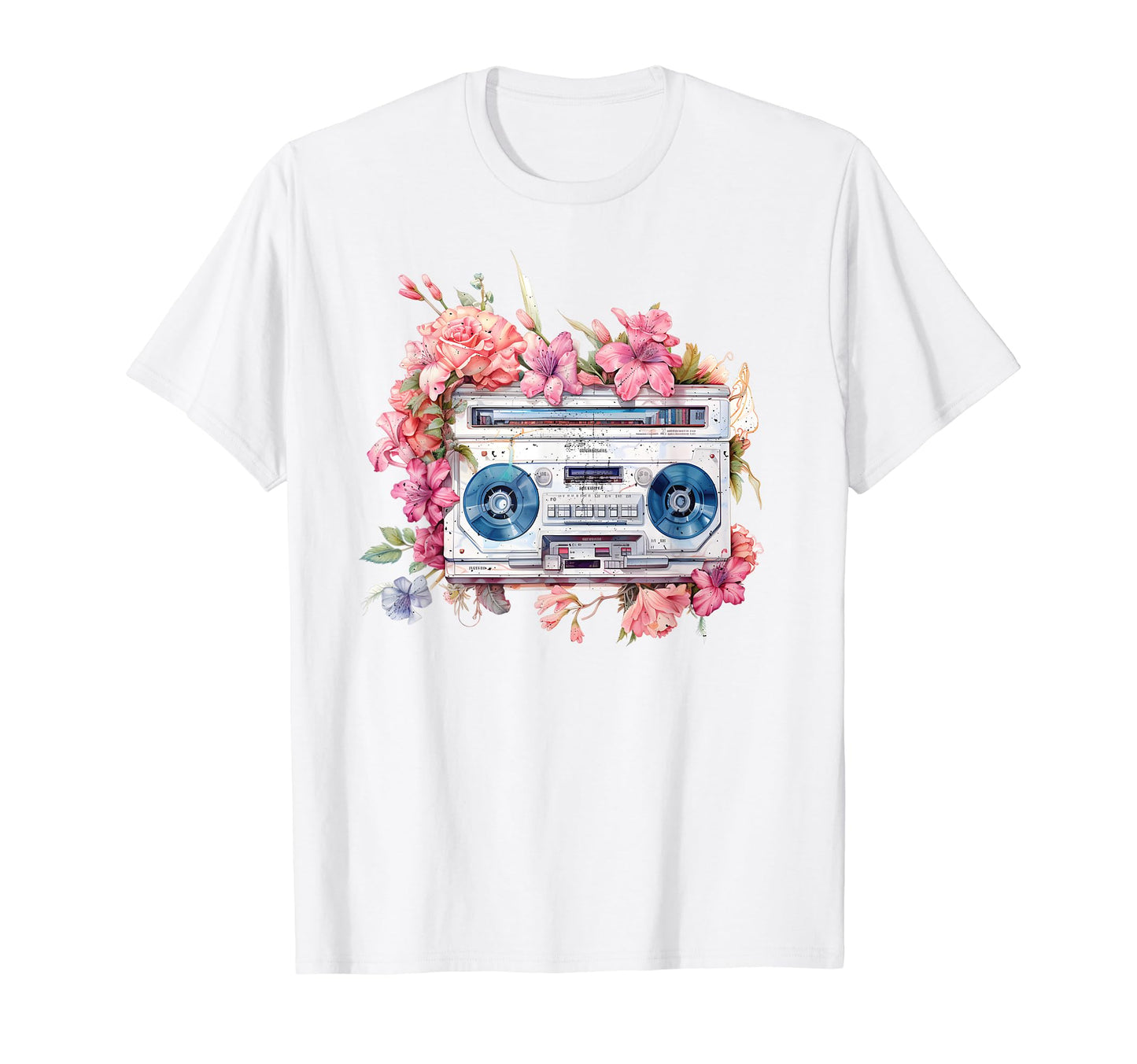 Aesthetic Vaporwave Teens Old 80S Music T-Shirt - Minimalist Print Unisex
