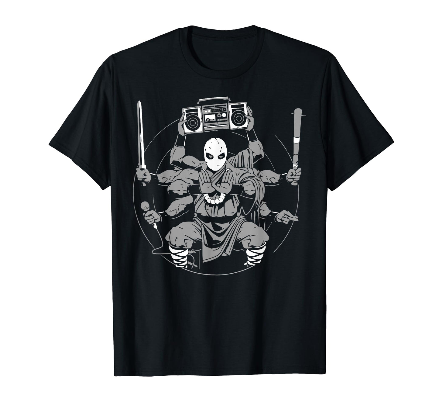 Hip Hop Kung Fu Hip Hop Old School Rap T-Shirt - Unique Graphic Men Women