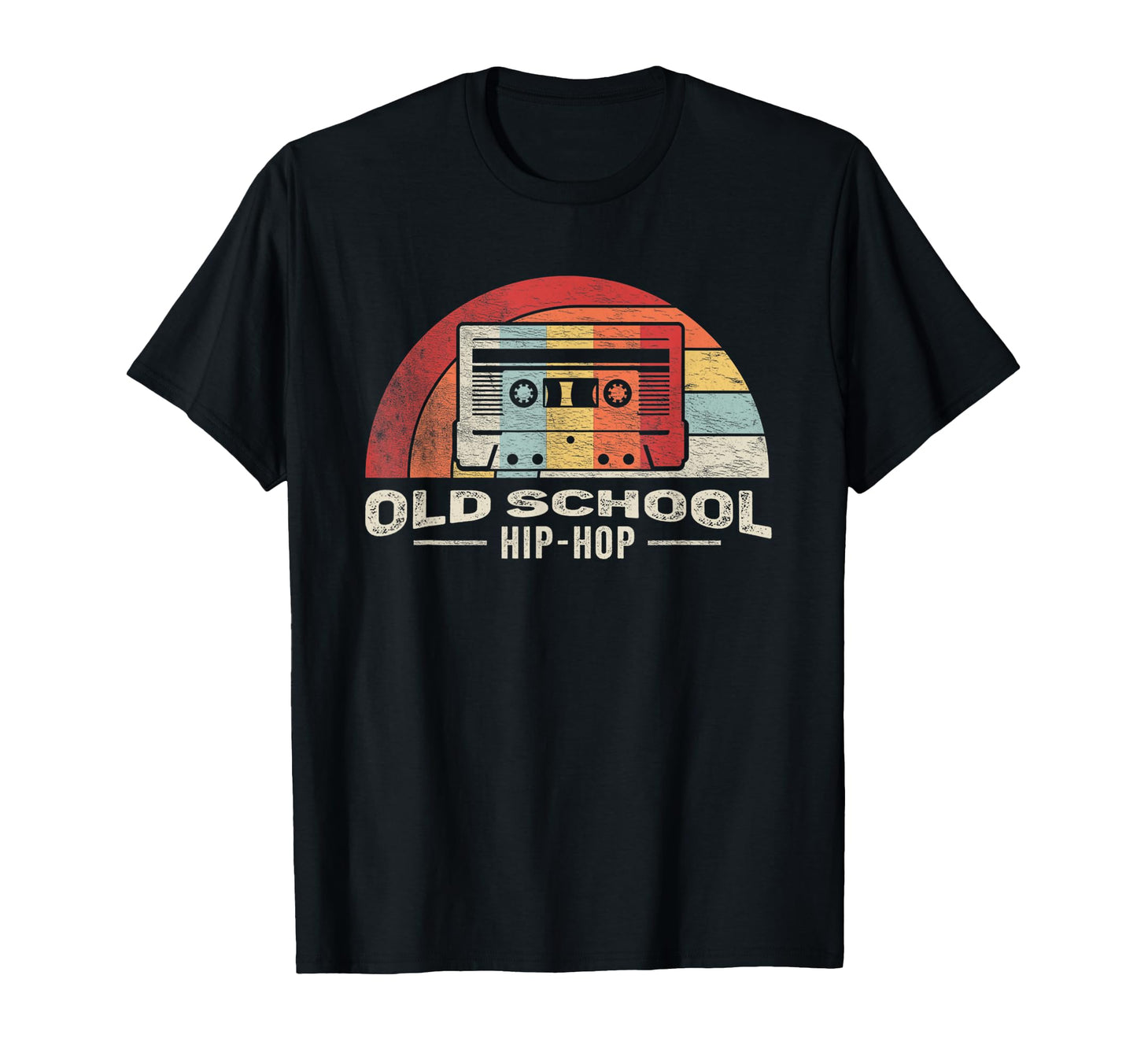Old School Hip Hop 80S 90S Cassette Music T-Shirt - Unique Graphic Unisex