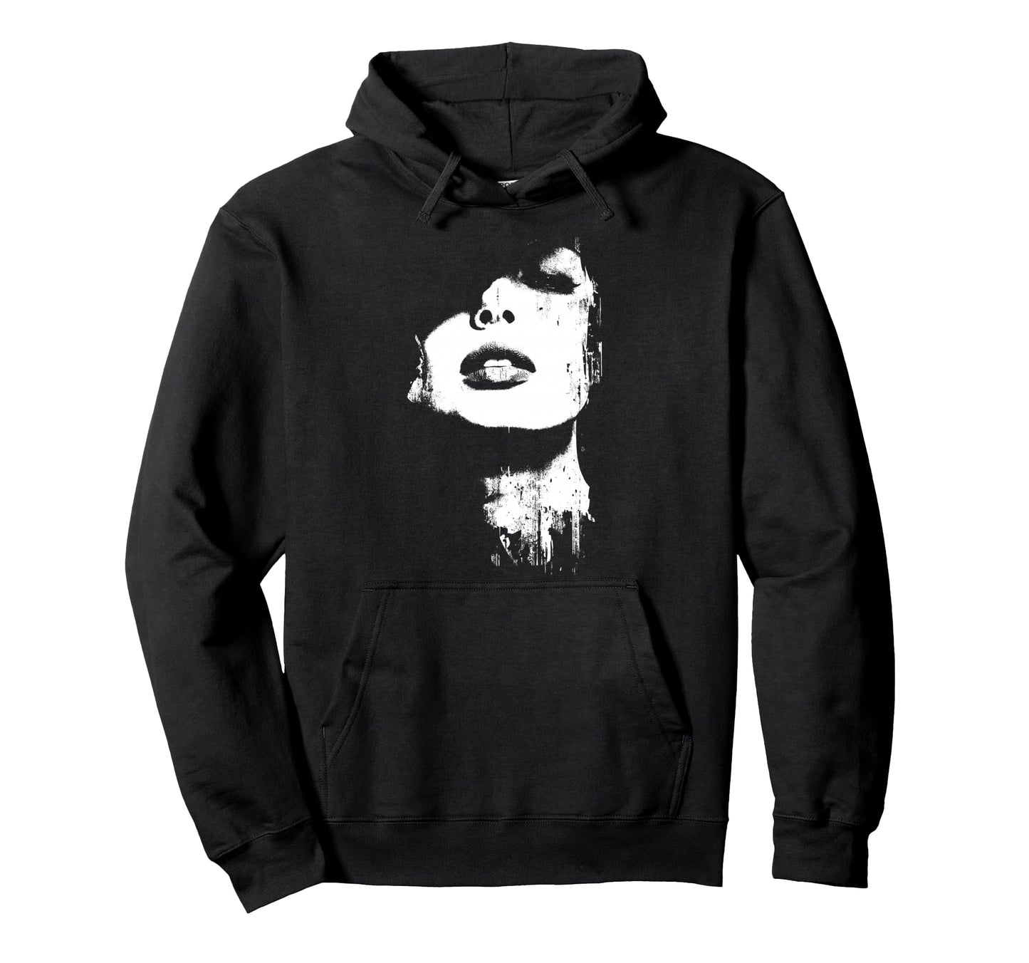 Grunge Portrait 6Xl Hoodie - Graphic Print Unisex