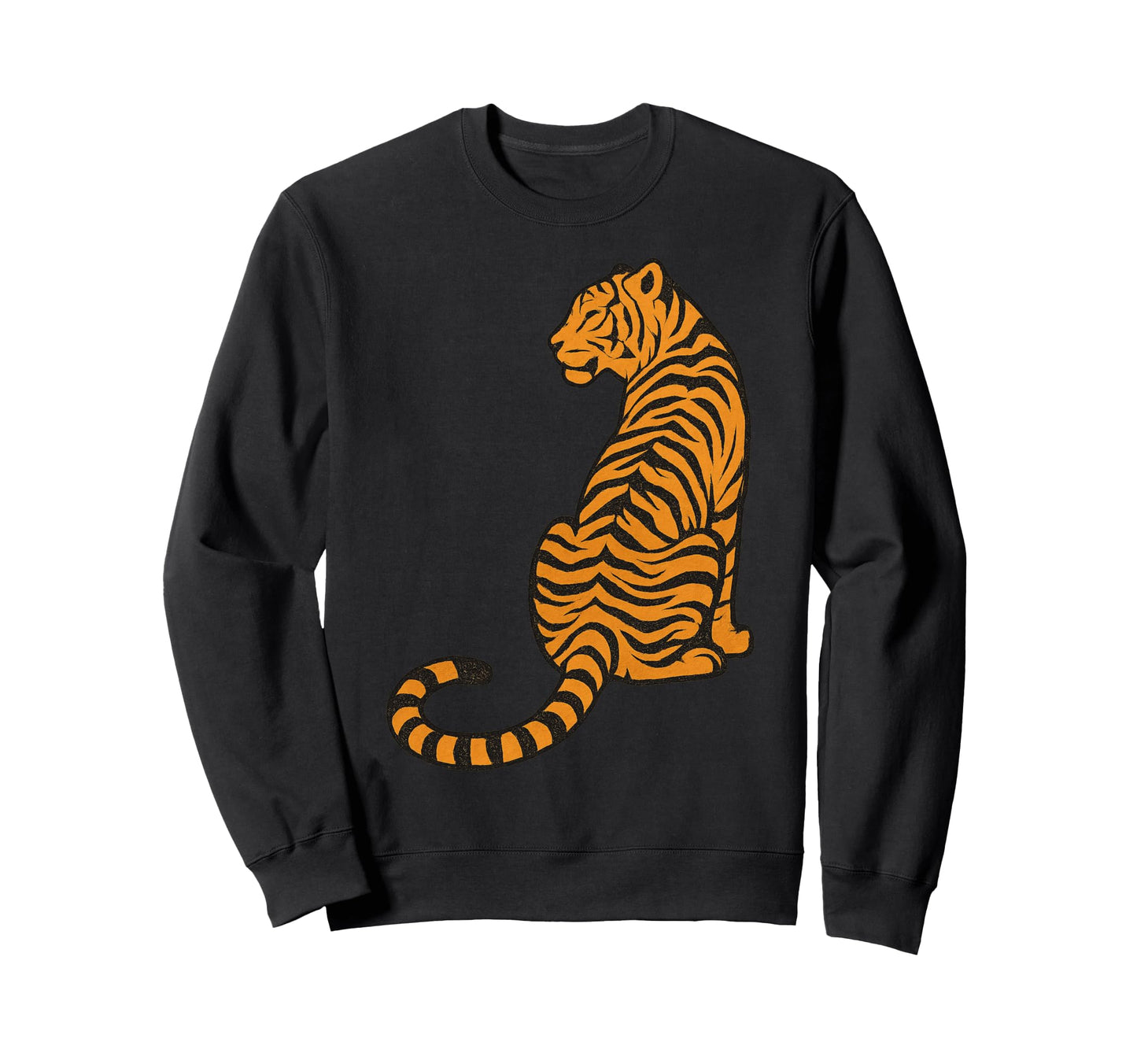 Tiger 90S Grunge Tiger Sweatshirt - Unique Graphic Men Women