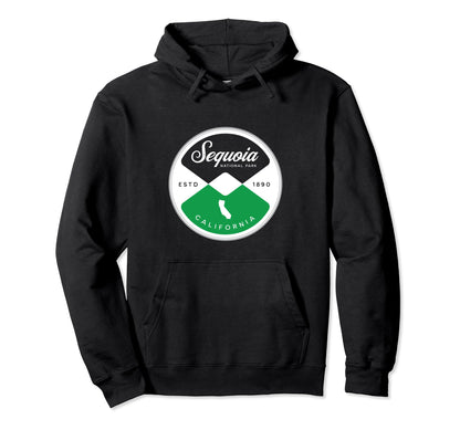 Sequoia National Park California Circle Hoodie - Novelty Apparel Men Women
