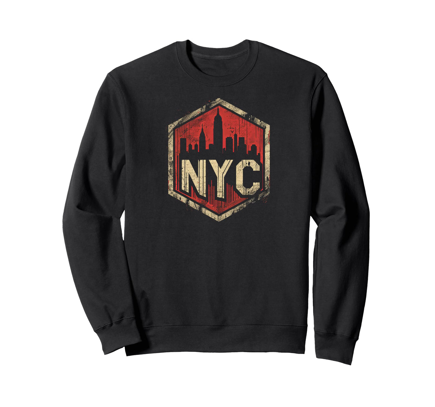 Nyc Grit 90S Grunge Urbandecay Mens Sweatshirt - Novelty Apparel Unisex