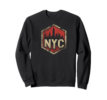 Nyc Grit 90S Grunge Urbandecay Mens Sweatshirt - Novelty Apparel Unisex