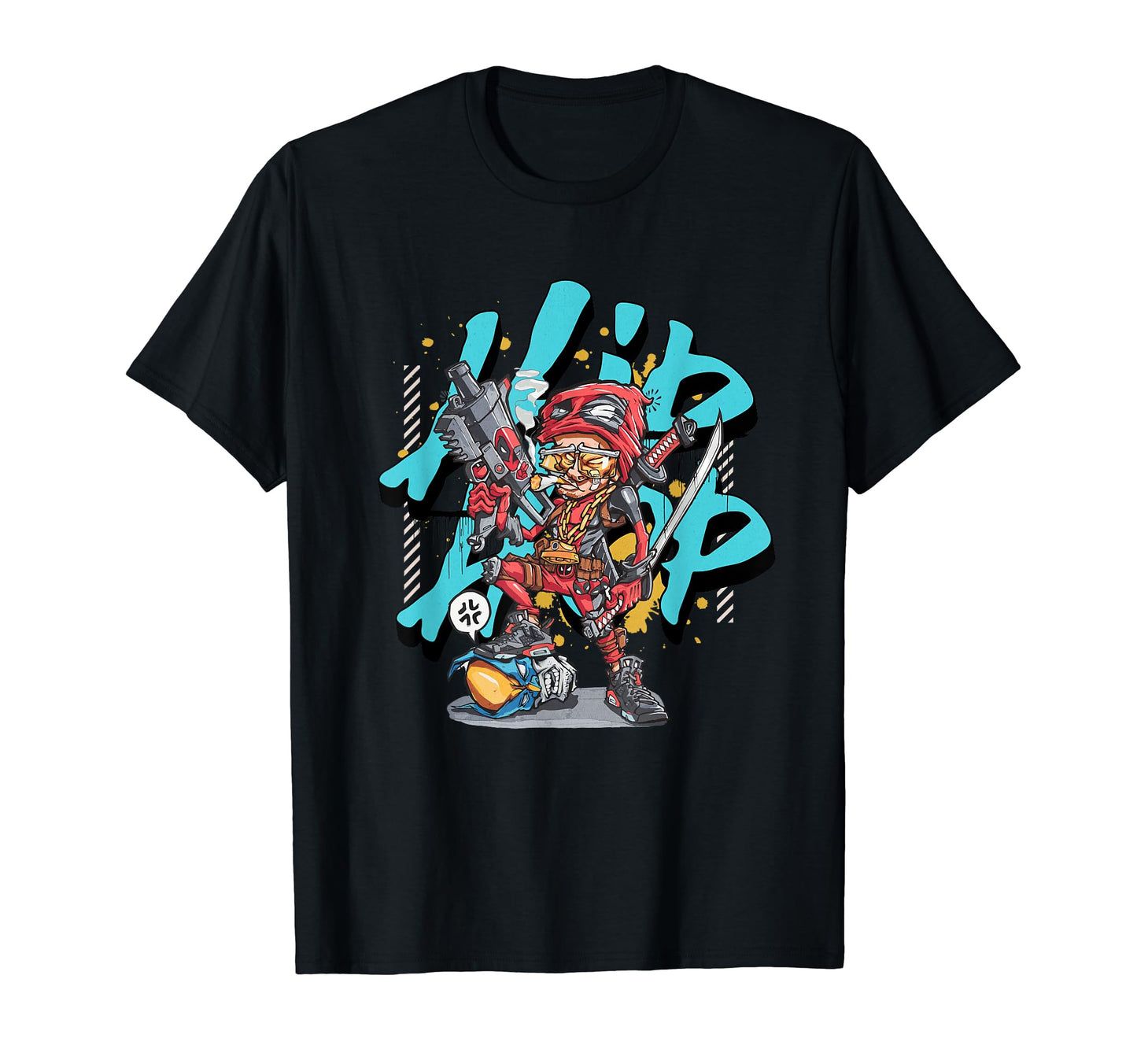 Graffiti Hip Hop Old School Graffiti T-Shirt - Minimalist Print Men Women