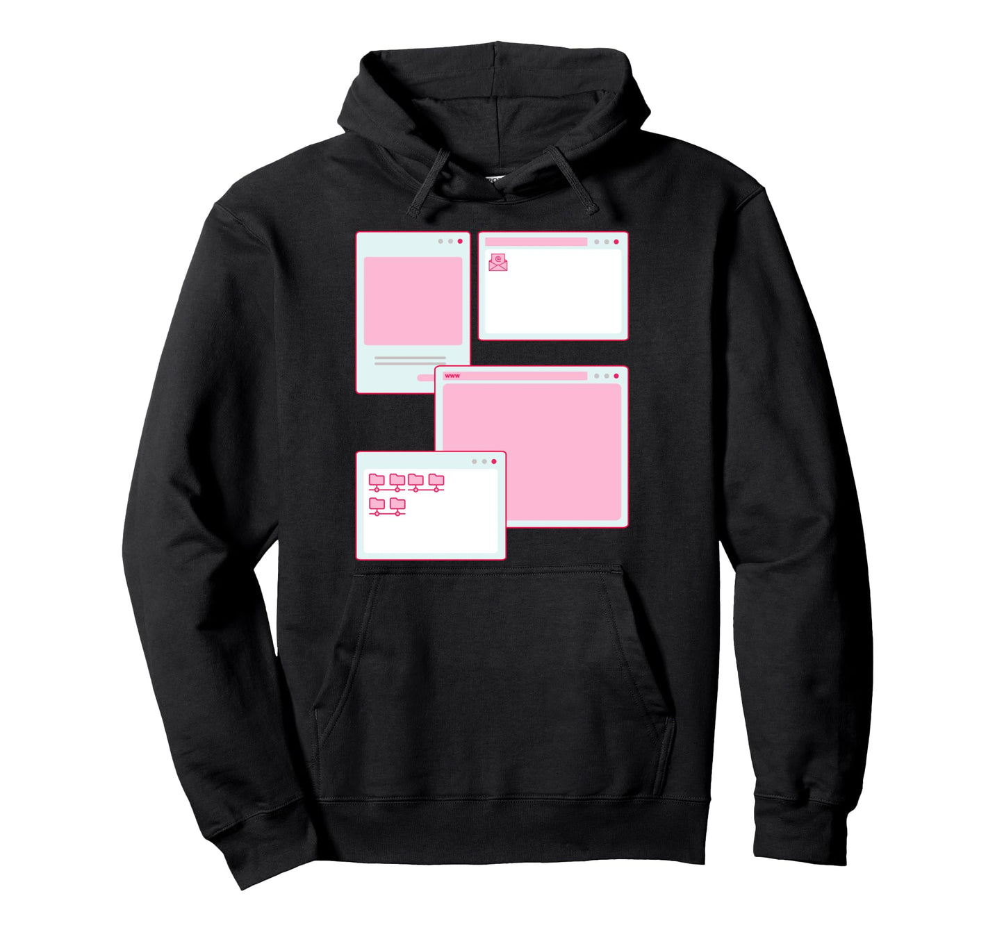 Vaporwave Aesthetic 90S Grunge Kawaii E Hoodie - Streetwear Style Unisex