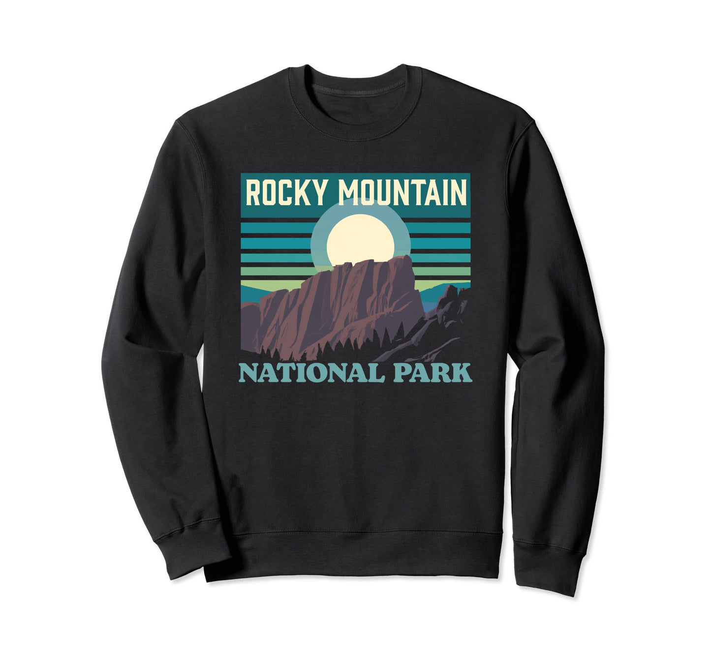 Rocky Mountain National Park Wpa Sweatshirt - Fun Novelty Design Men Women