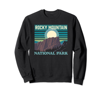 Rocky Mountain National Park Wpa Sweatshirt - Fun Novelty Design Men Women