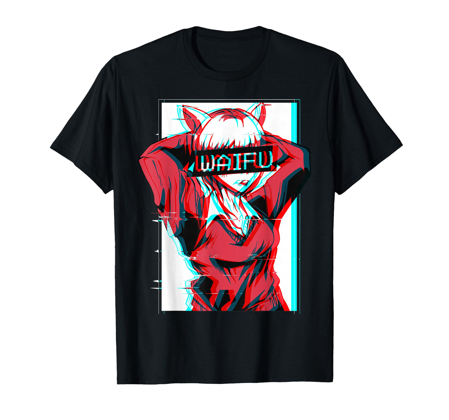 Waifu Neko Anime Cat Japanese T-Shirt - Fun Novelty Design Men Women