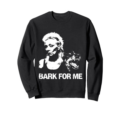 Punk And Dog Bark Me Grunge Art Sweatshirt - Unique Graphic for Adults
