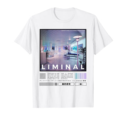 Liminal Spaces Internet 80S 90S T-Shirt - Aesthetic Graphic Men Women