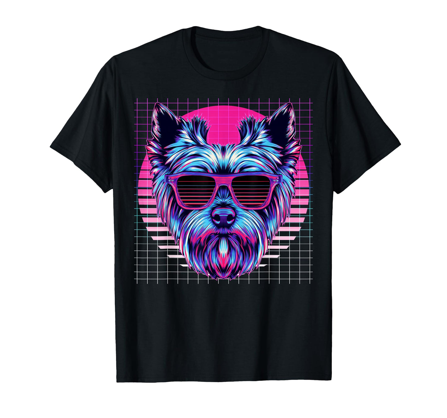 Yorkshire Terrier Sunglasses Dog T-Shirt - Unique Graphic for Adults