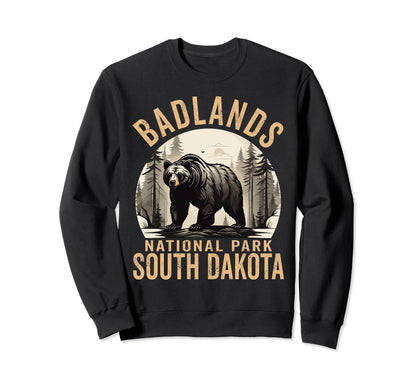 Badlands National Park South Sweatshirt - Fun Novelty Design for Adults