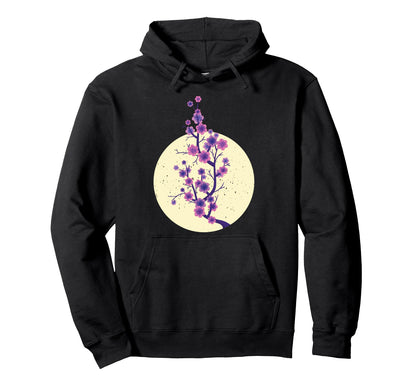 Vaporwave Aesthetic Japanese Japan Cherry Hoodie - Graphic Print Men Women