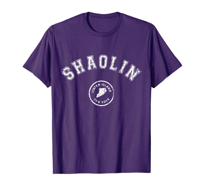Shaolin Staten Island Old School Hip T-Shirt - Unique Graphic Men Women